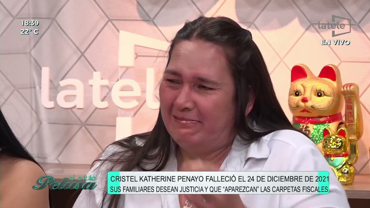 📌Cristel Penayo falleció en un presunto feminicidio, pero el caso aún no cuenta con una caratula