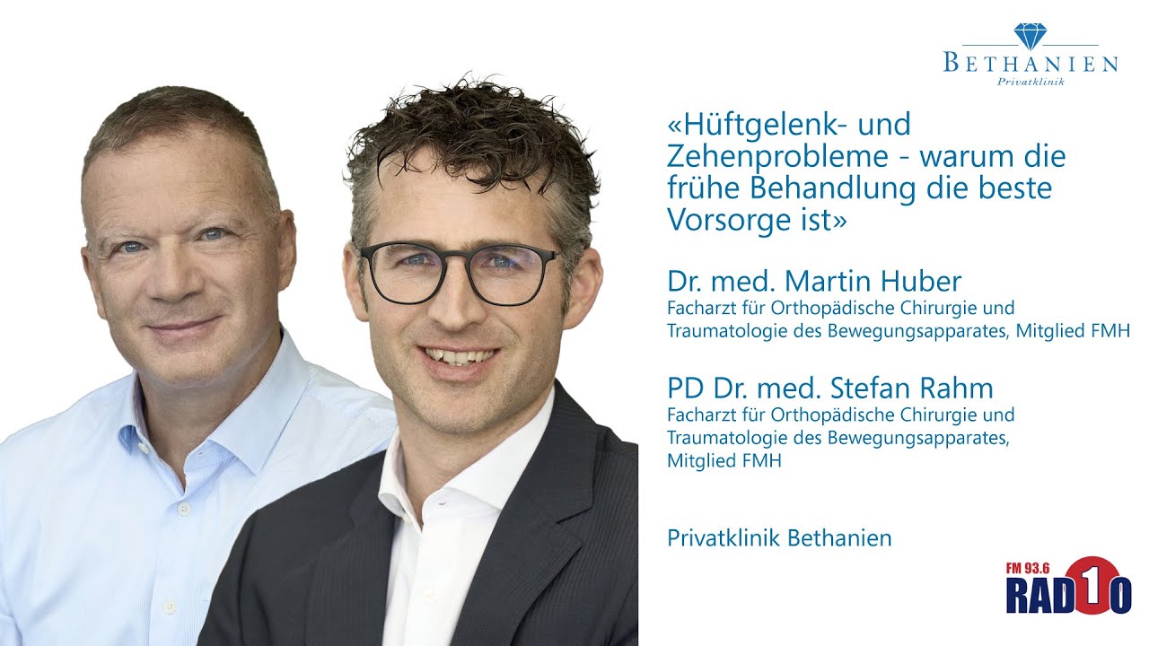 Hüft- und Zehenprobleme - warum die frühe Behandlung die beste Vorsorge ist, Privatklinik Bethanien