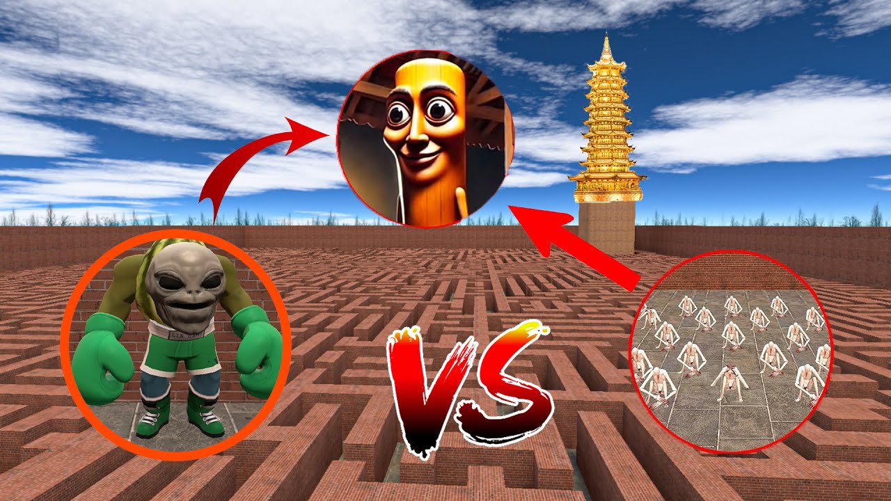 SCP 096 VS TUNG TUNG TUNG SAHUR VS LINGANG Garry's Mod Nextbots Got Out of Hand Again