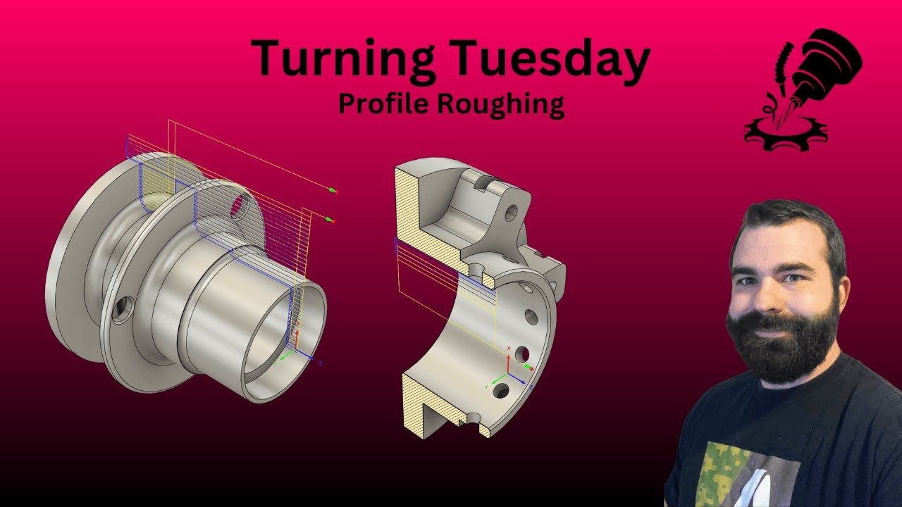 ⚙️ Turning Tuesday: Nailing Profile Roughing in Autodesk Fusion 360
