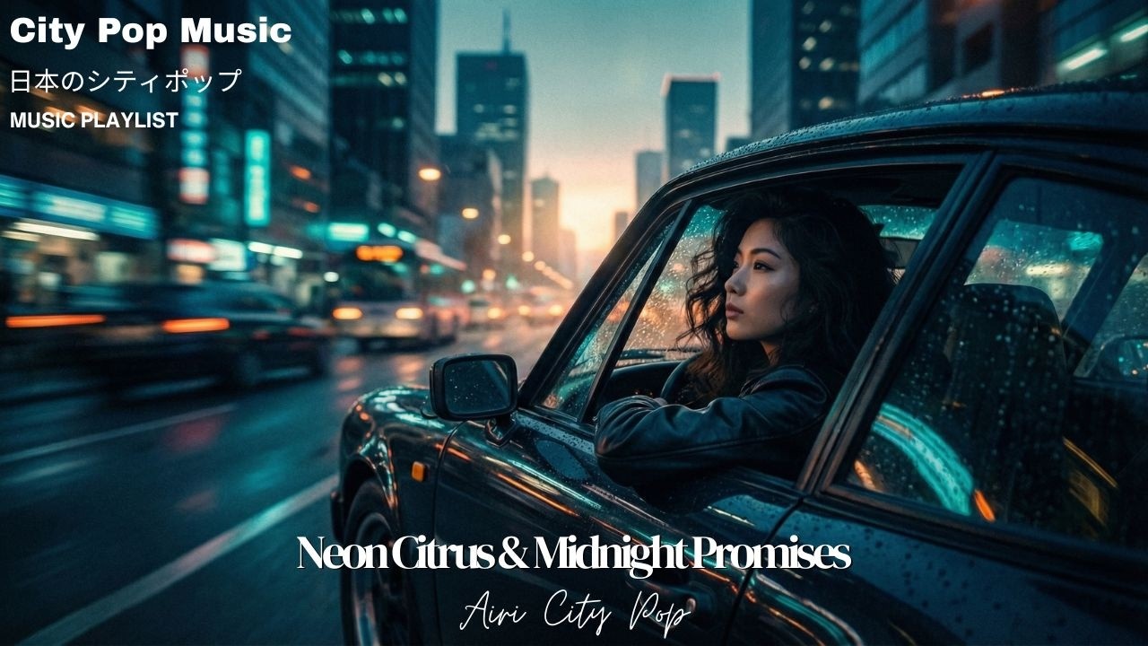 Neon Citrus & Midnight Promises 🌃 Night Drive City Pop / Synthwave Mix [1989 Tokyo Highway]