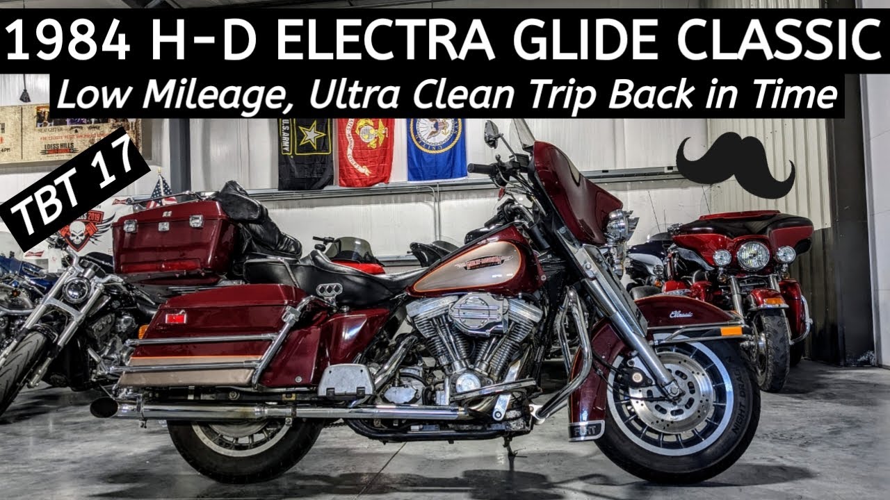 Потрясающий H-D Electra Glide Classic 1984 года в великолепном состоянии. Ух ты! Дата релиза: 17