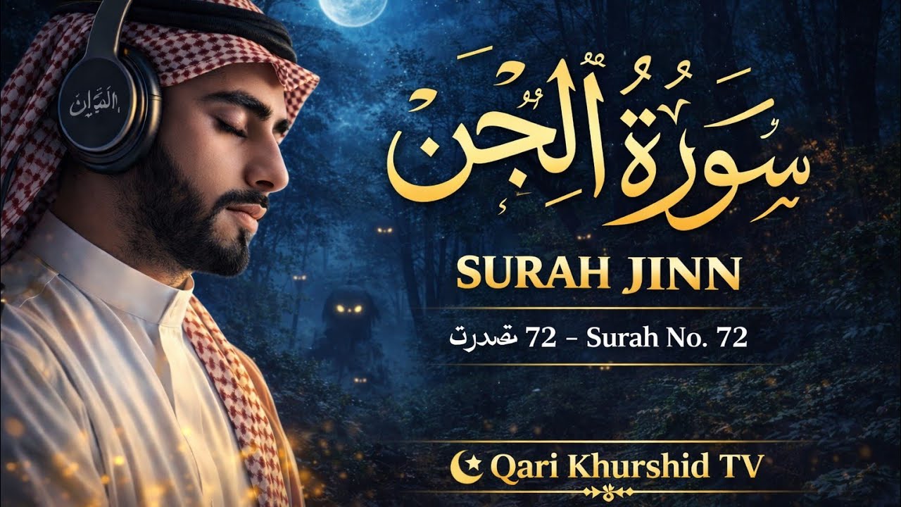 Surah Jinn (30 Minutes Repeat) | Powerful Night Recitation | Protection & Peace | Qari Khurshid TV