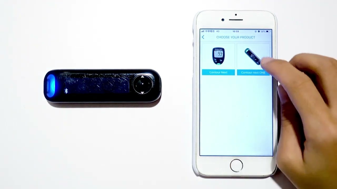 Ascensia Contour Next One Jumelage et synchronisation avec l'application Glooko XT -  iOS - EN
