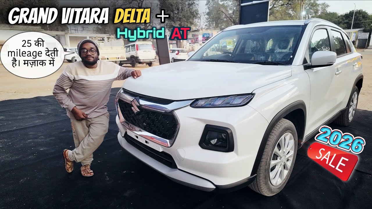 Grand Vitara Delta+ Hybrid Automatic 🚗 | 25 KMPL Mileage 😱 | 2026 Sale Review Hindi | Devnish Kujur