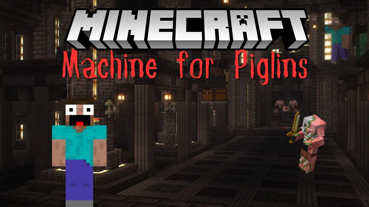 Machine for Piglins... | MINECRAFT HORROR VIDEO