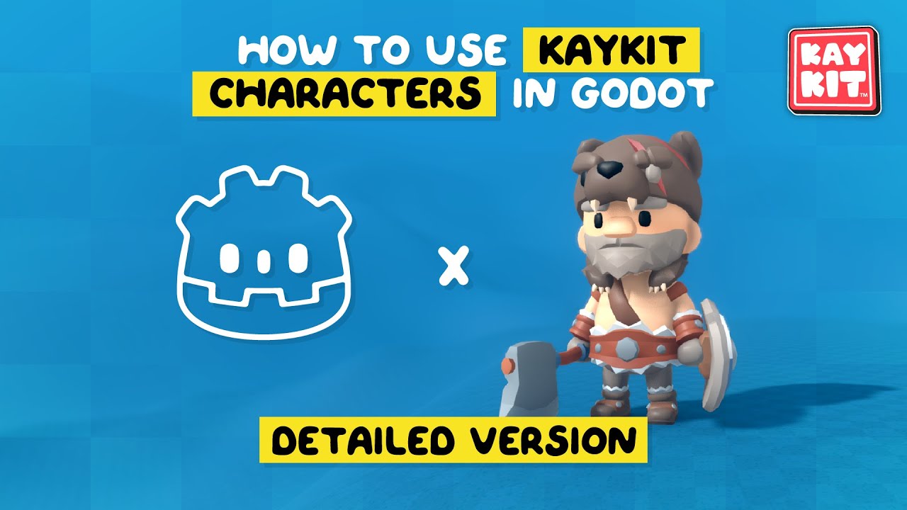 Using KayKit Characters In Godot (Detailed version)