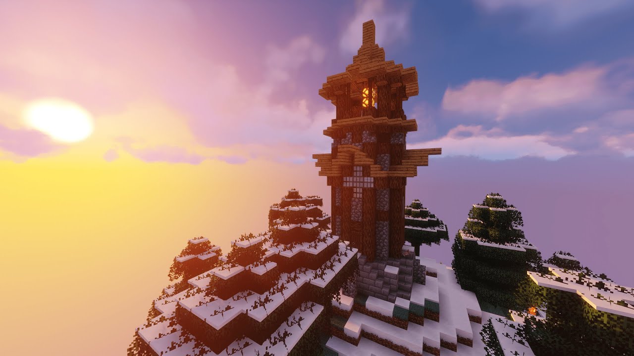 Hoe Maak Je Een Middeleeuwse Toren? | Minecraft Tower Tutorial