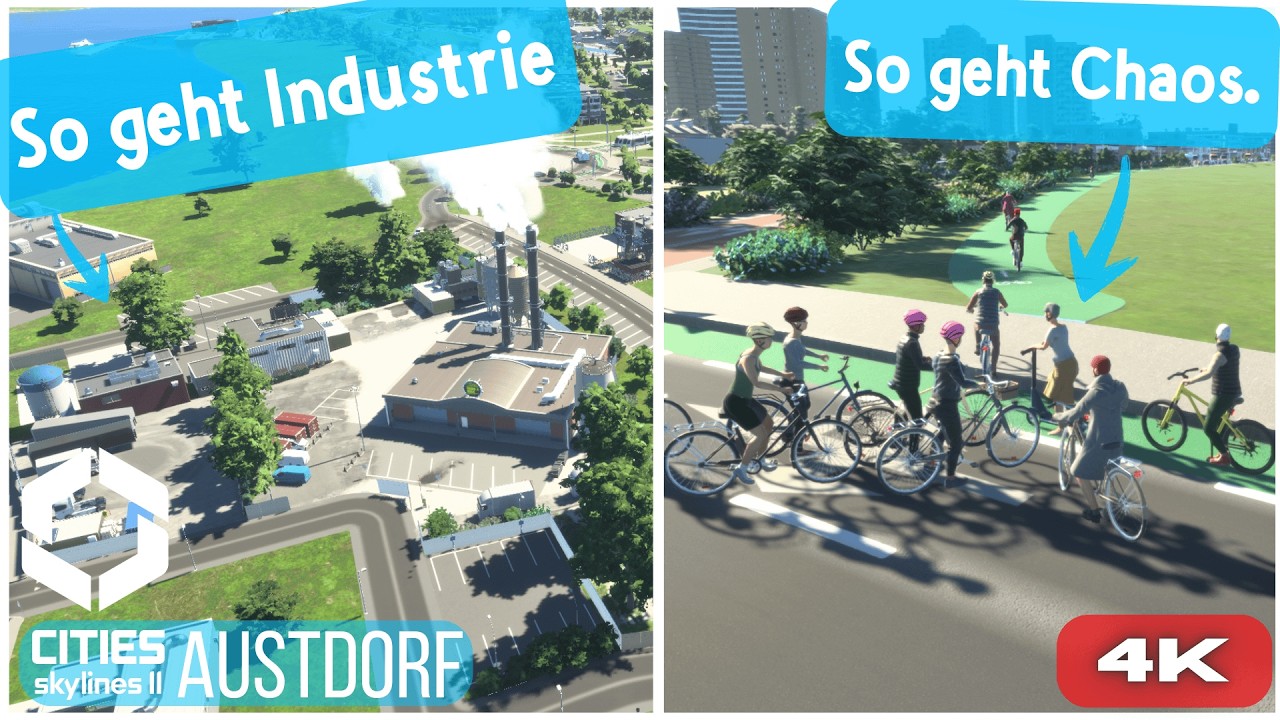 Chaos. Chaos. Chaos. So klappt die Verkehrswende nicht. #citiesskylines2 #4k