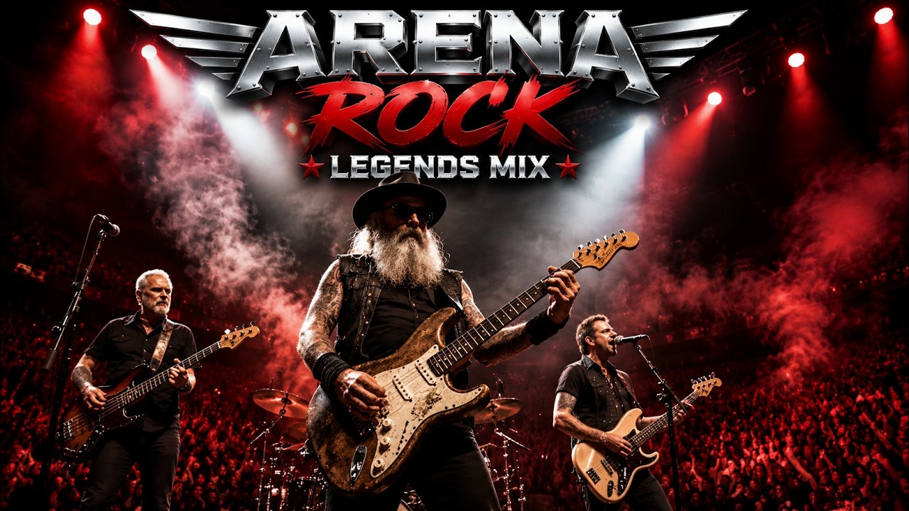 Queen · AC/DC · Bon Jovi · Guns N’ Roses ⚡ ARENA ROCK LEGENDS MIX