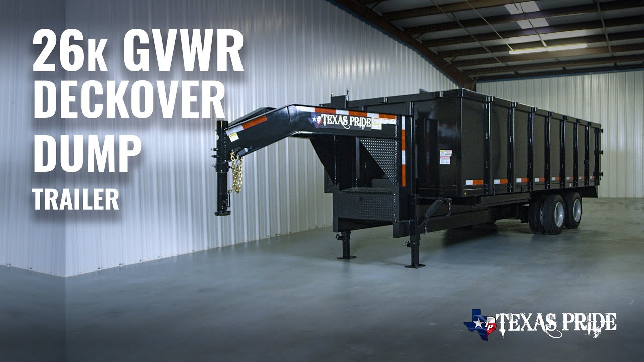 Walk Around: 26K lb GVWR Gooseneck Deck Over Dump Trailer | Special | Texas Pride