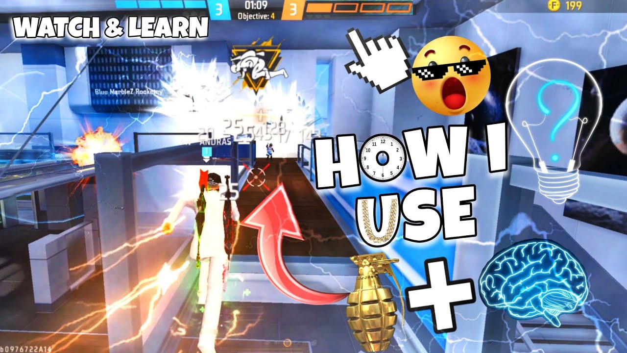 HOW TO USE GRENADE IN FREE FIRE 🧨 WITH ADVANCE IQ 🧠 ||
