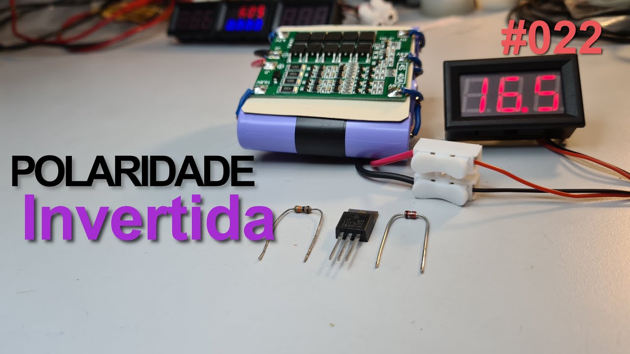 Proteção contra inversão de polaridade de fontes e baterias
