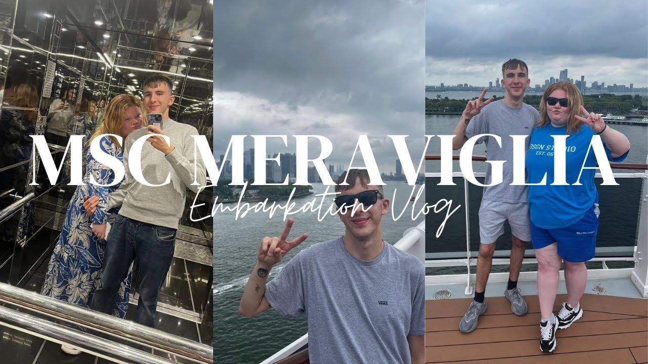 Embarking MSC Meraviglia Cruise! Brooklyn Cruise Terminal - What we get up to on the first day! Ep47