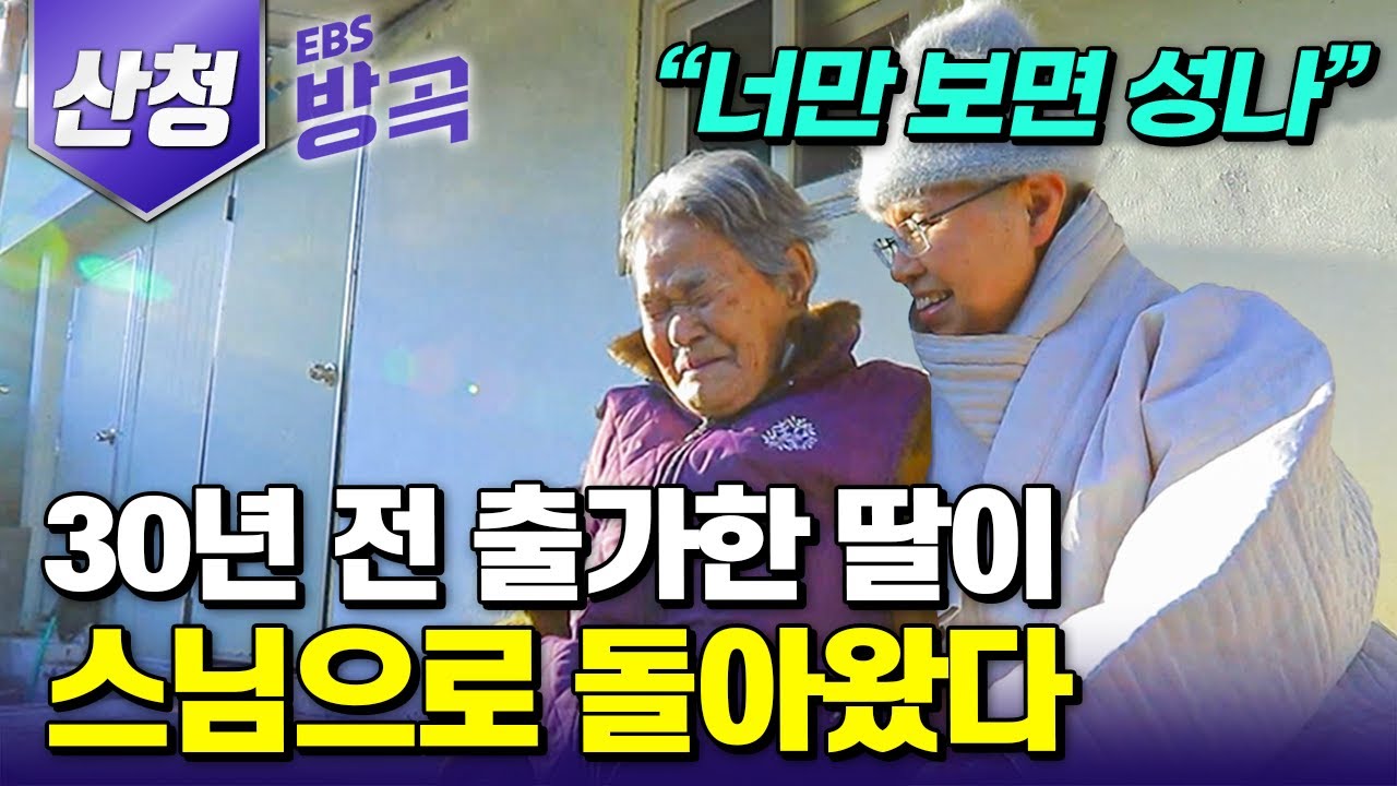 [경남 산청] 산이 좋아서 출가한 지 30년, 늘 보고싶은 엄마를 만나러 간 비구니┃텅 빈 지리산 겨울암자를 홀로 지키는 주지스님┃#한국기행 #방방곡곡