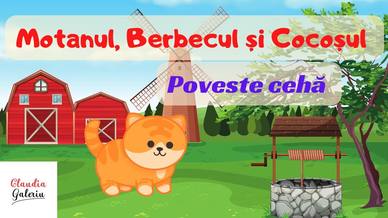 Motanul, Berbecul și Cocoșul /Poveste cehă /Poveste cu t&acirc;lc /Povești cu animale /Povești educative❤️