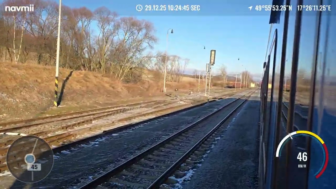 Trať 310 - R 845 - Dětřichov nad Bystřicí - Opava východ - ČD 714 029-6 + 2x Btn 753