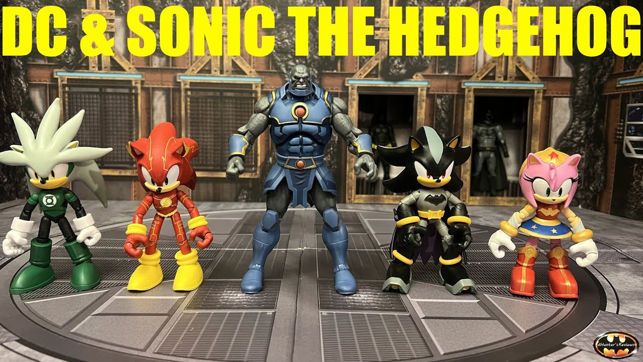 Обзор фигурок Jakks Pacific Sonic и DC! Дарксайд, Бэтмен, Флэш, Зелёный Фонарь, Чудо-женщина