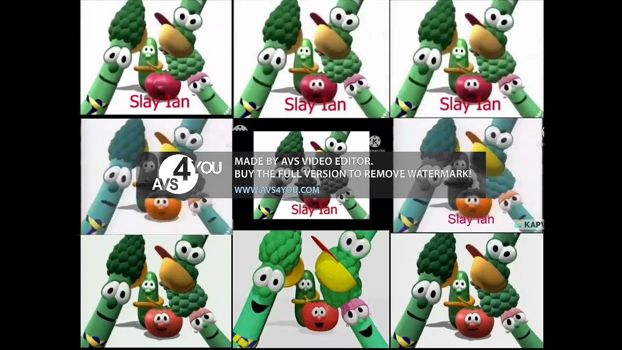 Scary VeggieTales Theme Song Reversed Nineparison