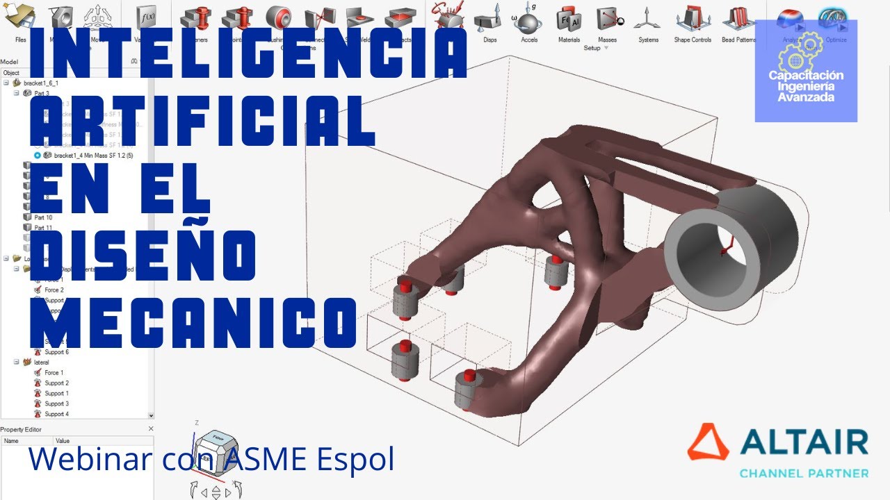 WEBINAR: INTELIGENCIA ARTIFICIAL EN DISEÑO MECANICO CON ALTAIR
