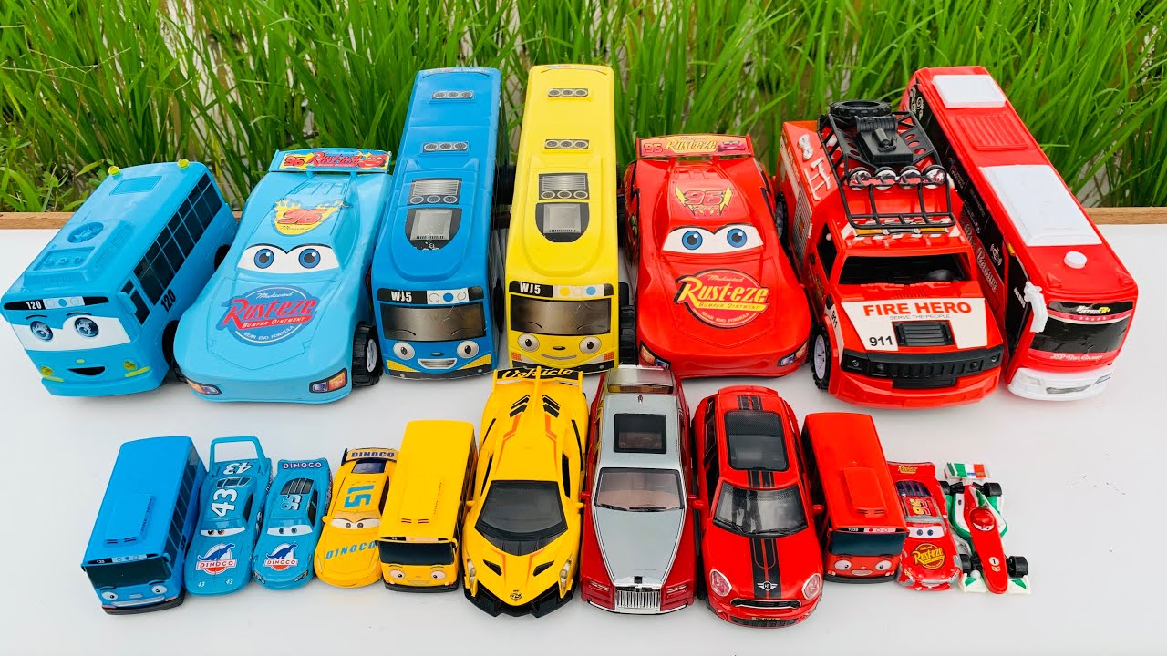 Mobil Mobilan Truk Oleng, Mobil Truk Molen, Mobil Balap, Truk Pasir, Mobil Roket, Damkar, Tayo #5678