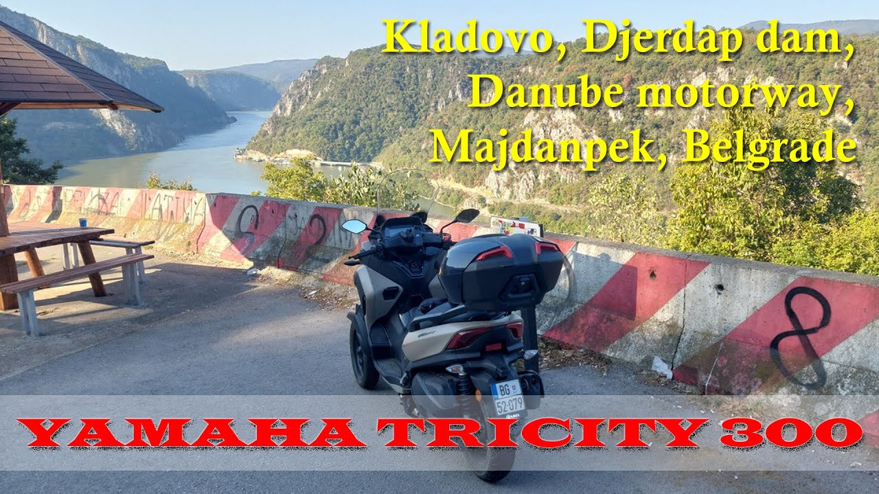 Yamaha Tricity 300 - Danube motorway, Majdanpek mine