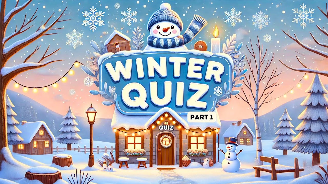 ONLY A TRUE MASTERMIND CAN SOLVE THIS FROSTY WINTER QUIZ 🧩 ❄️ PART 1
