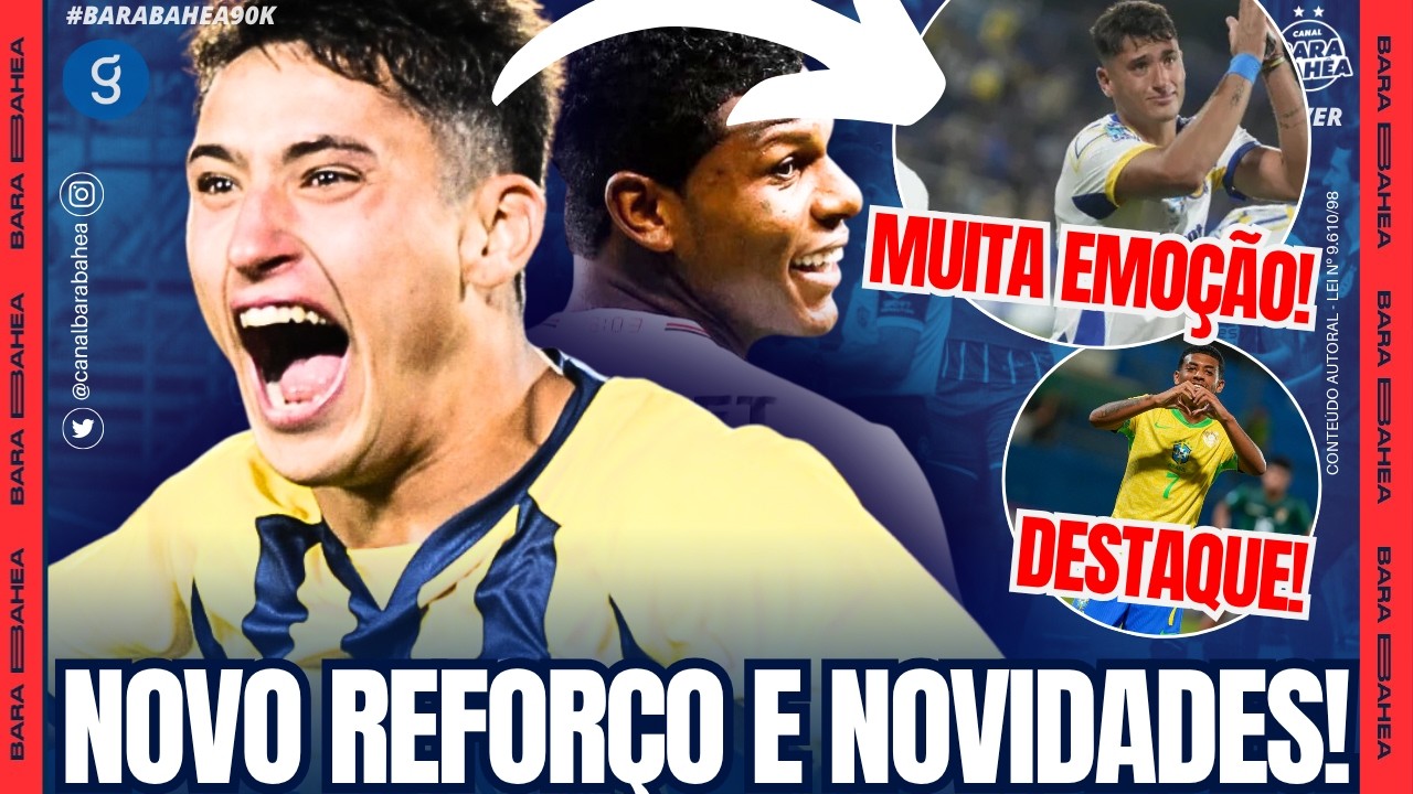 🚨🥺MUITA EMO&Ccedil;&Atilde;O! NOVO REFOR&Ccedil;O DO BAHIA DESENCANTA E VAI &Agrave;S L&Aacute;GRIMAS!👀ZAGUEIRO FICA LIVRE🔥KAU&Ecirc; FURQUIM