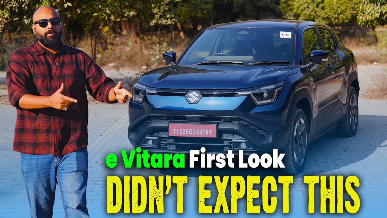 Maruti Suzuki e Vitara Walkaround ⚡ | Electric SUV First Look | Range, Features & Launch