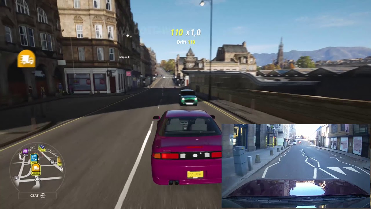 Real life Forza Horizon 4 - Edinburgh comparison game vs life