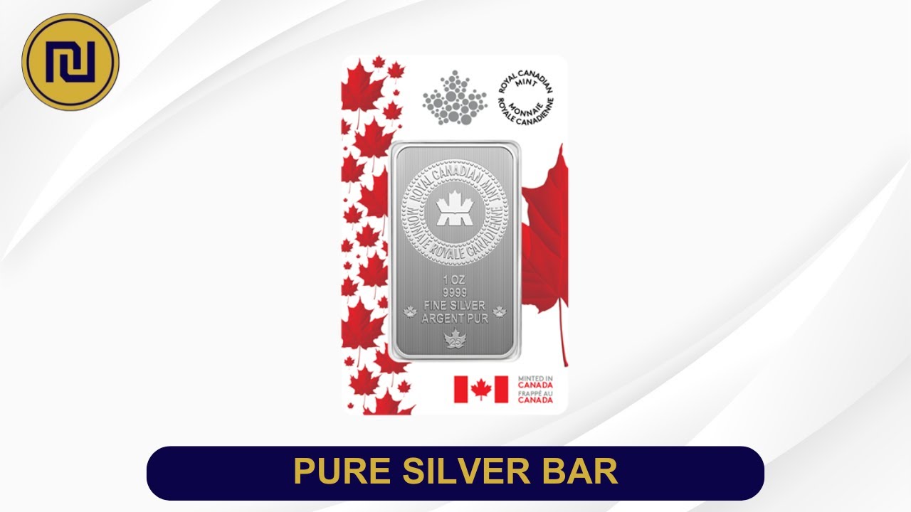 Pure Silver Bar in Proudly Canadian packaging - 1 oz. 99.99% Pure Silver 2025 (Premium Bullion)