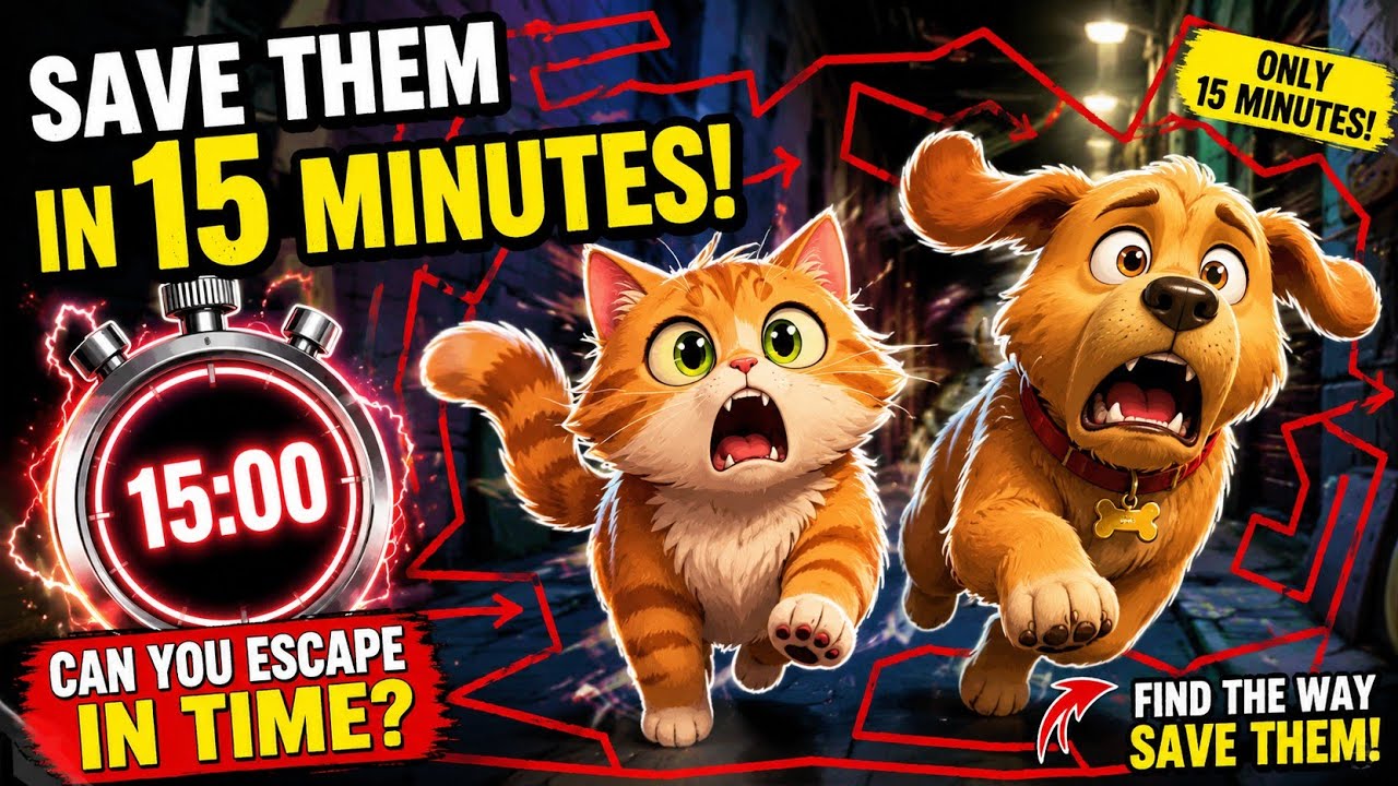 10 Minute Timer Maze Game 🐱 Cat Escape Countdown (Classroom & Study)