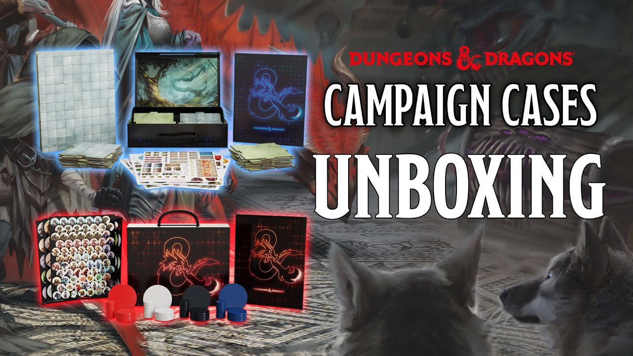 Unboxing Campaign Cases | Dungeons & Dragons