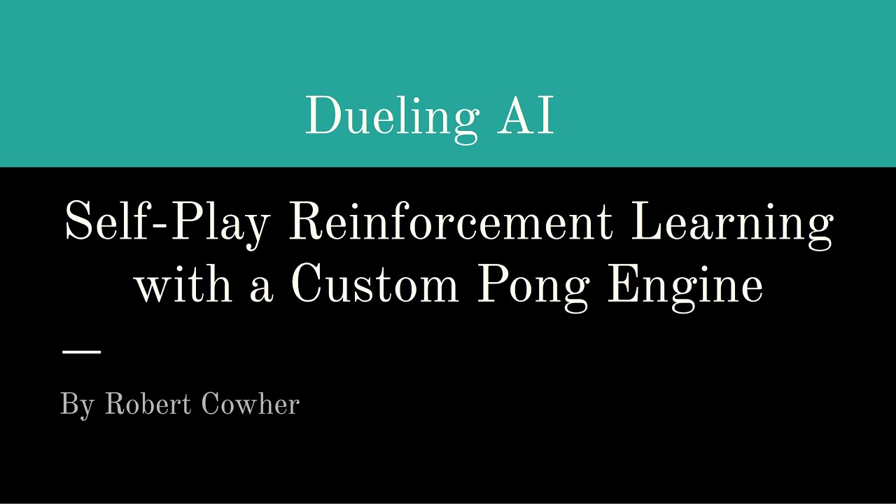 Dueling AI - Self-Play Reinforcement Learning with a Custom Pong Engine - Part 1