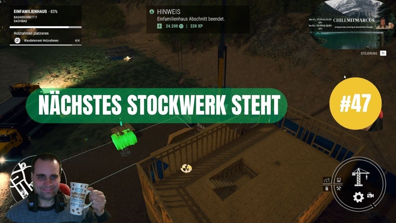 Es geht hoch hinaus! 🏠 Nächstes Stockwerk steht! | BAU-SIMULATOR #047