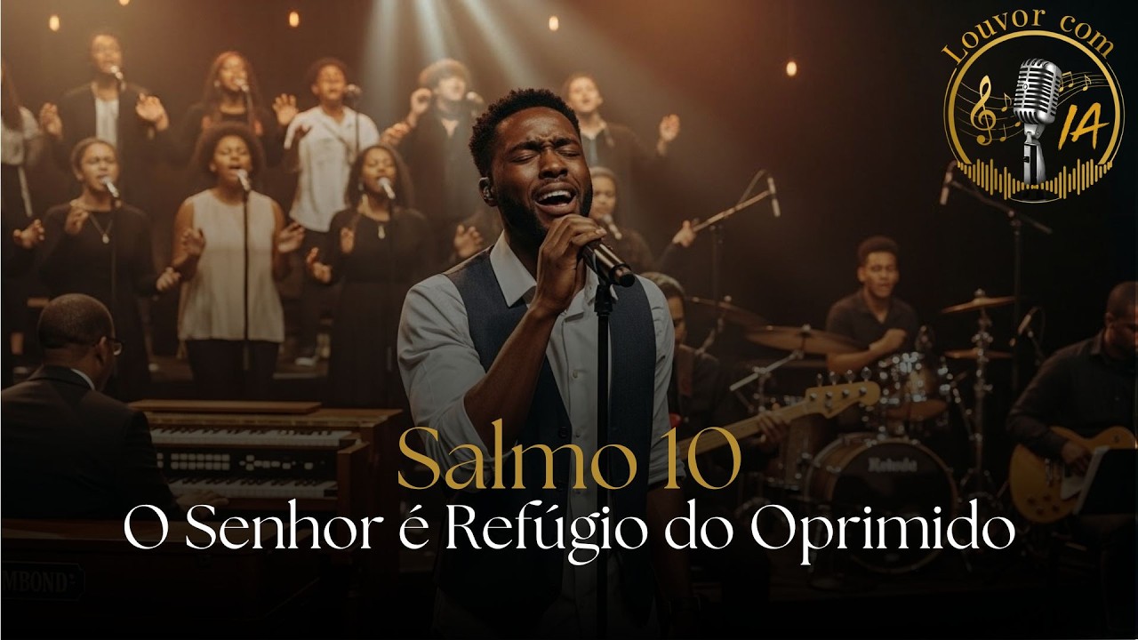 🎶 Salmo 10 — O Senhor é Refúgio do Oprimido 🙏✨| Com Letra | Cantando Salmos