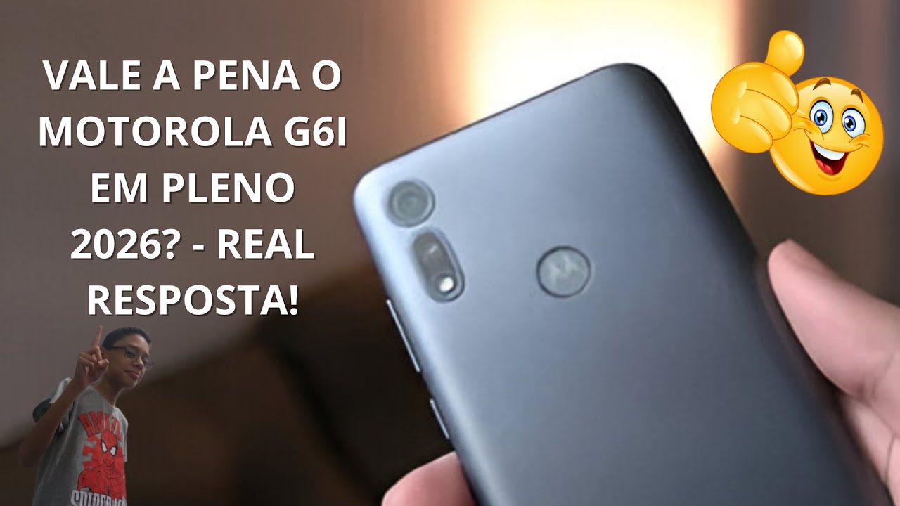 VALE A PENA O MOTOROLA G6I EM PLENO 2026? - REAL RESPOSTA!