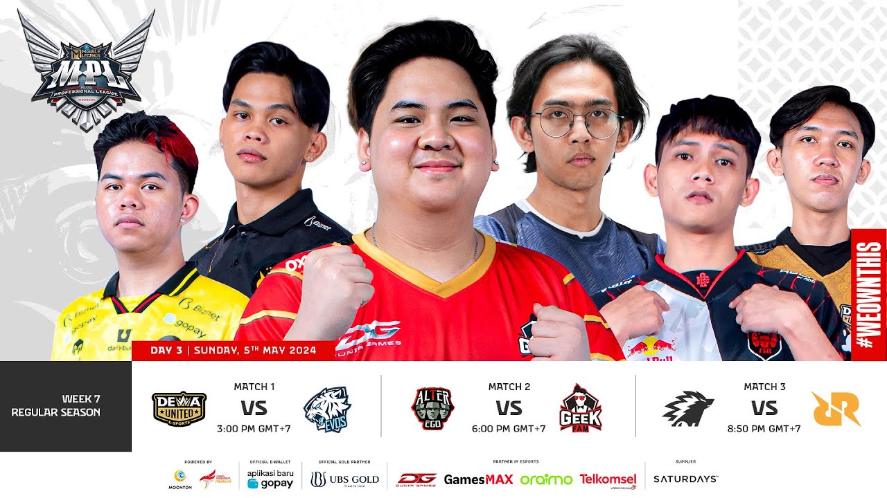 🔴 LIVE | MPL ID S13 | Regular Season | Day 3 Week 7