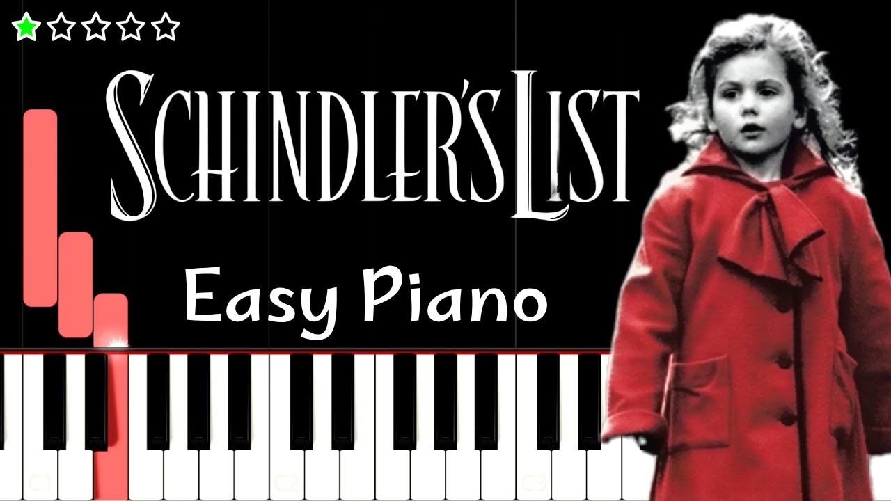 Schindler's list (Main Theme) - John Williams | EASY Piano Tutorial