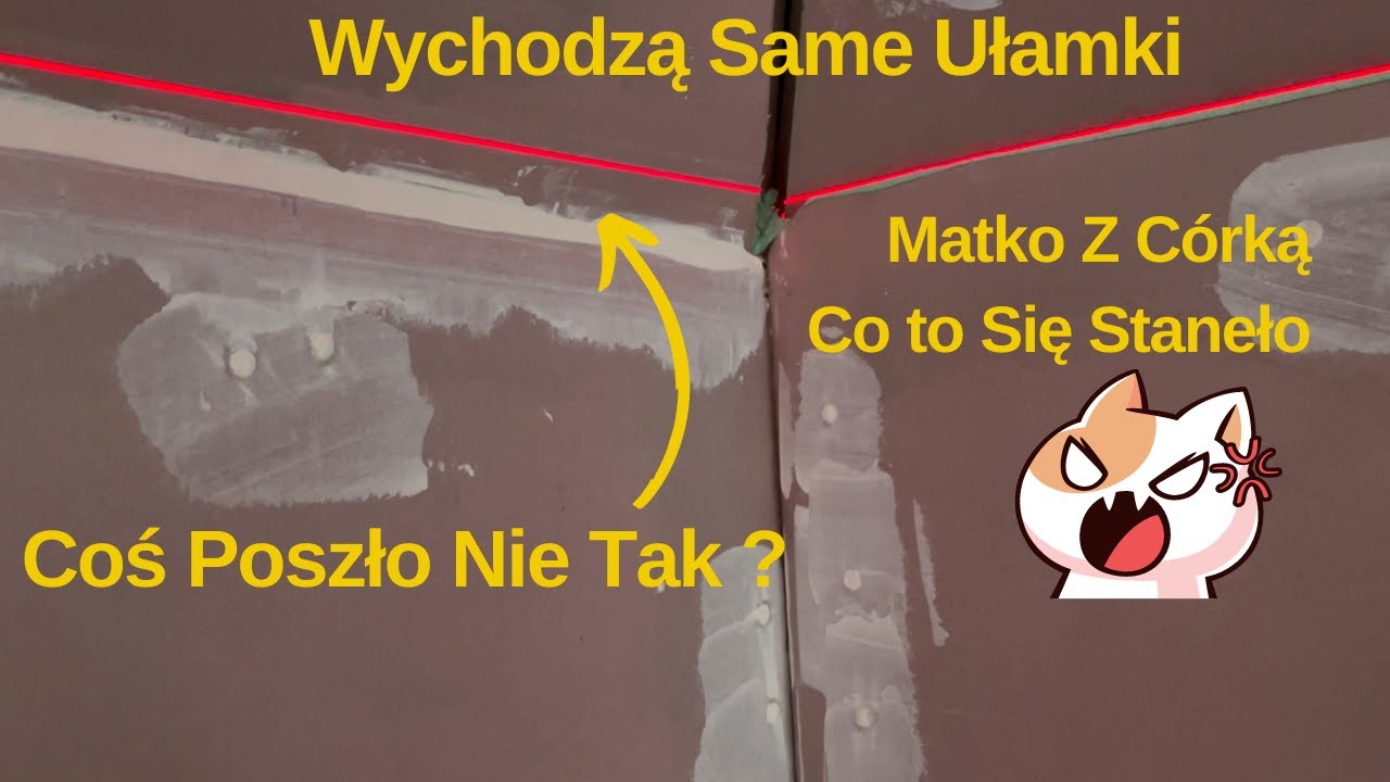Szpachlowanie Połączeń Płyt G-K Część 2 (Adaptacja Poddasza Coś Poszło Nie Tak)
