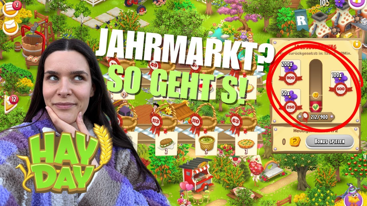 Hay Day Jahrmarkt - Einfach erklärt! 🌾Ich zeige dir, was du wissen musst 🌱🐔#hayday #gameplay 