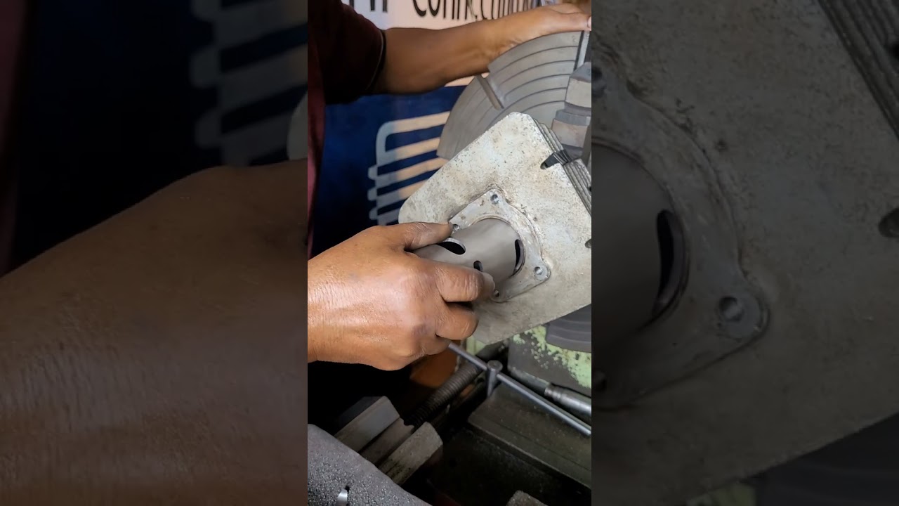 Yamaha Rx100 Sleeve boring |Yamaha Cylinder sleeve setting | Sleeve installation in Yamaha ||