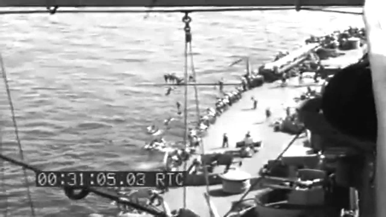 Saipan Invasion: USS Hull (DD-350) & USS New Jersey (BB-62) full