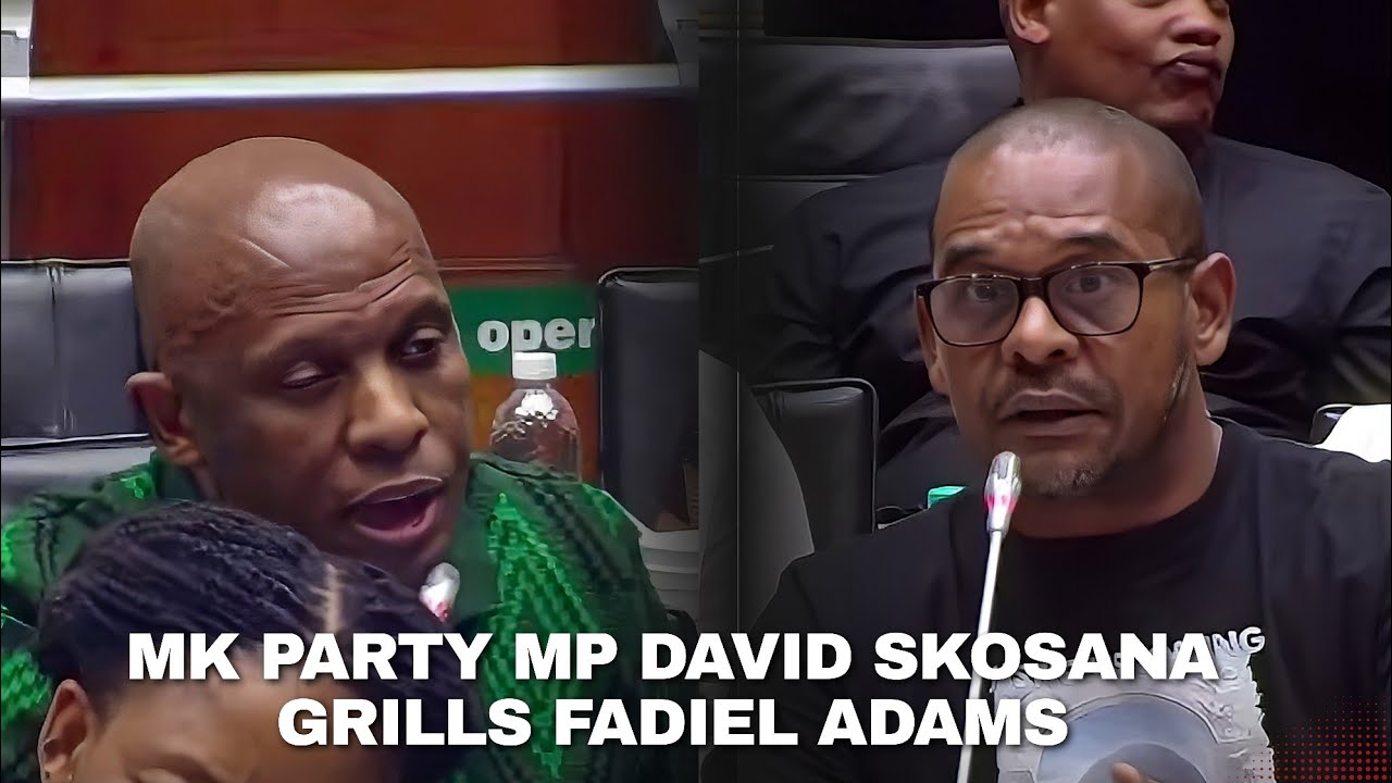 Mk Party MP David Skosana Grills NCC President Fadiel Adams