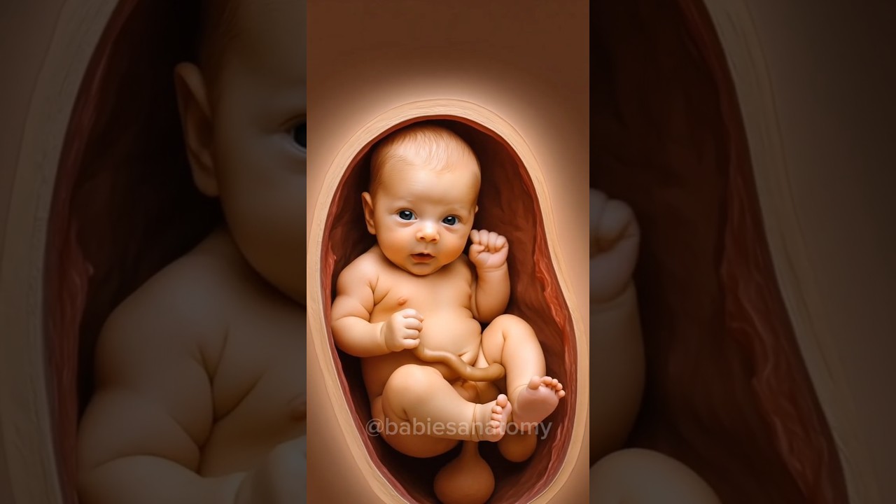 Full-Term Baby  Final Stage of Fetal Development #baby #3danimation #fullterm #short