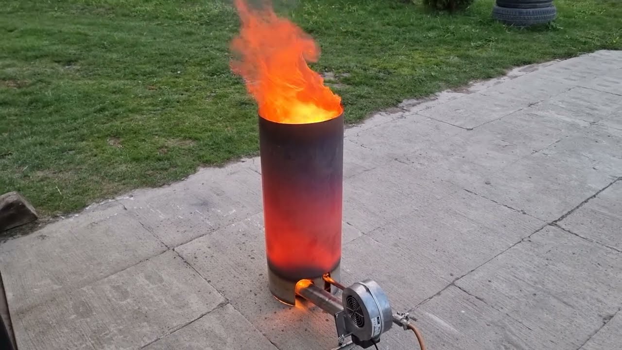 Testy palnika na olej przepracowany 🤯🤯 Samor&oacute;ba!! palnik z nierdzewki 😎