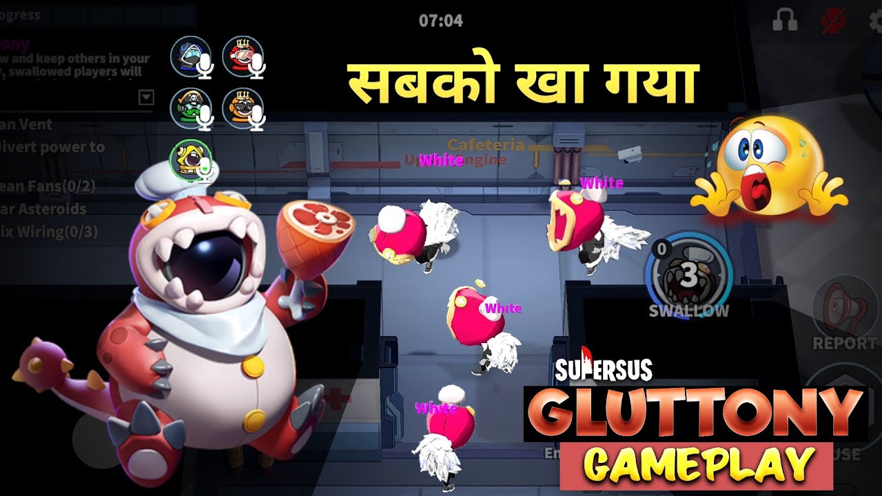 Sabko khaa Gaya - Super Sus Gluttony Gameplay |#supersus #gamplayvideo #virus #mobilegame #amongus