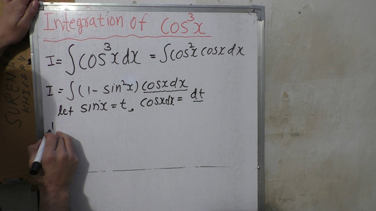 integration of cos cube x In Hindi | Surendra Khilery