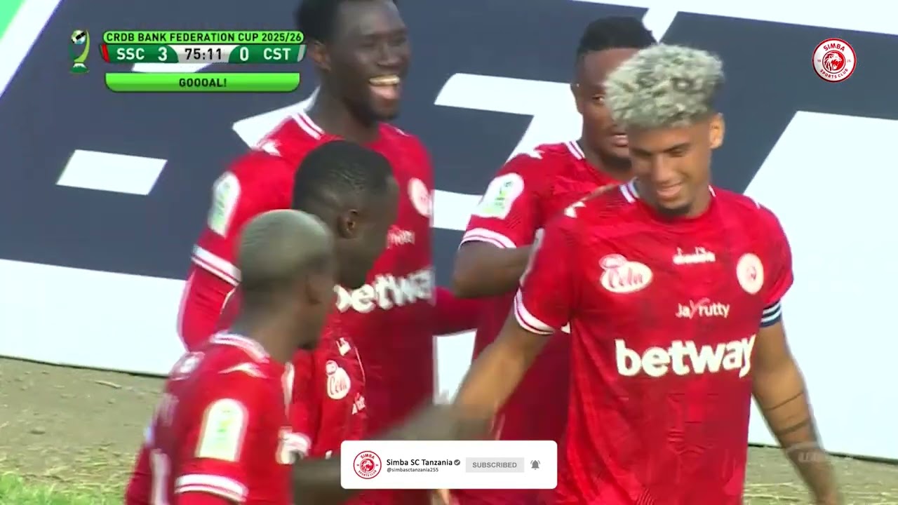 MAGOLI YOTE : SIMBA SC (4) VS COASTAL UNION (0) KOMBE LA SHIRIKISHO LA CRDB