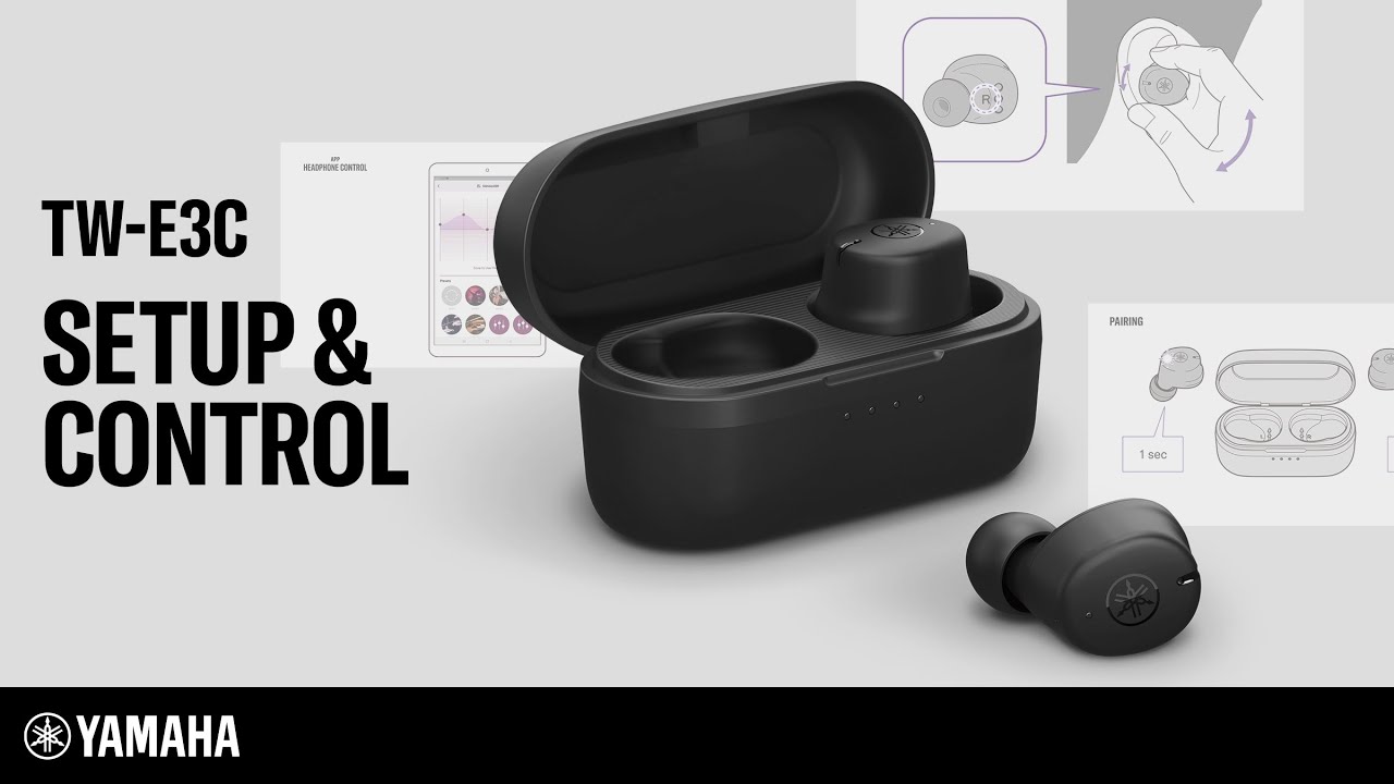 Yamaha TW-E3C Earbuds | SET UP & CONTROL